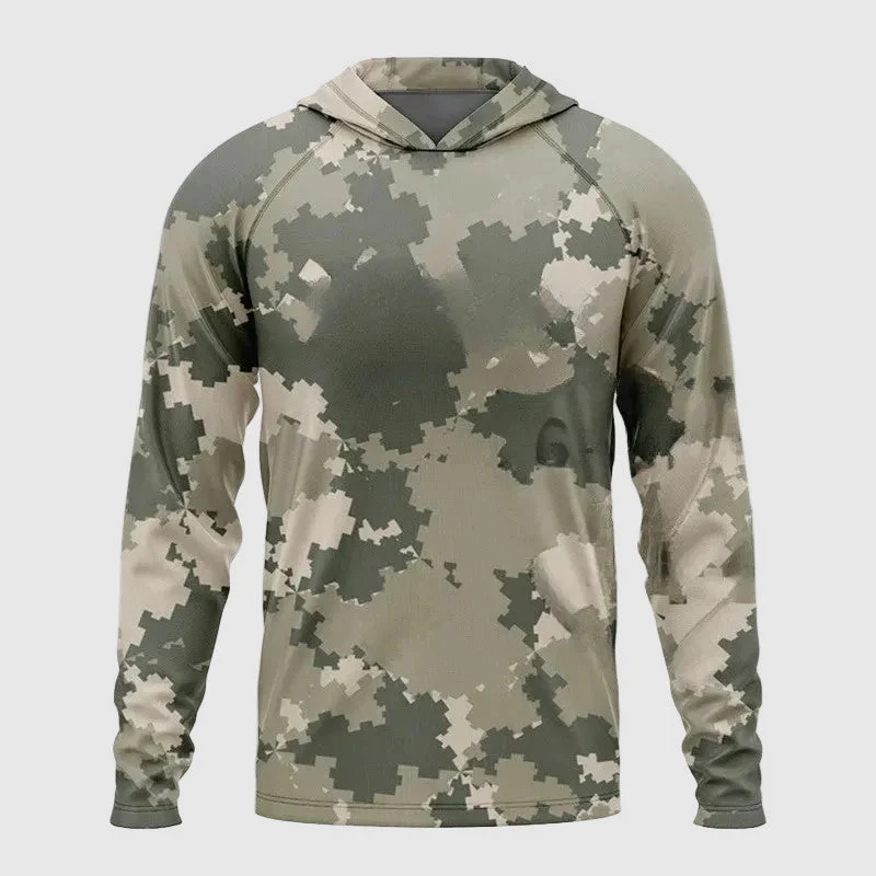 Alessandro Veneti Urban Camo Hooded Shirt