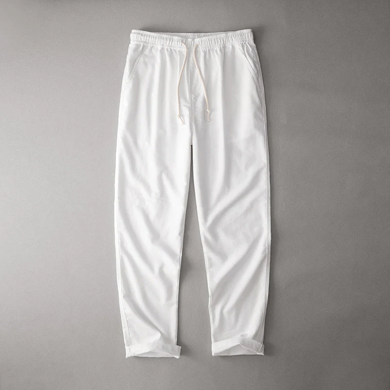 Ashton - Men's Linen Drawstring Lounge Pants