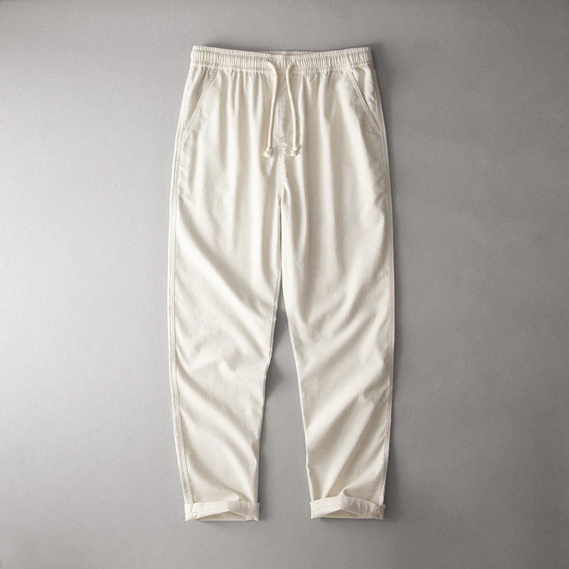 Ashton - Men's Linen Drawstring Lounge Pants - Image 2