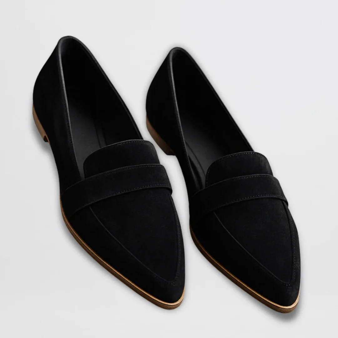 Audrey - Women's Slip-On Pointed Loafers - Image 3