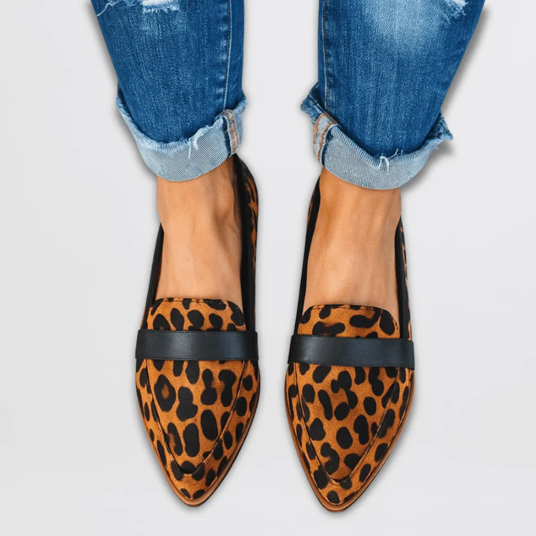 Audrey - Women's Slip-On Pointed Loafers - Image 4