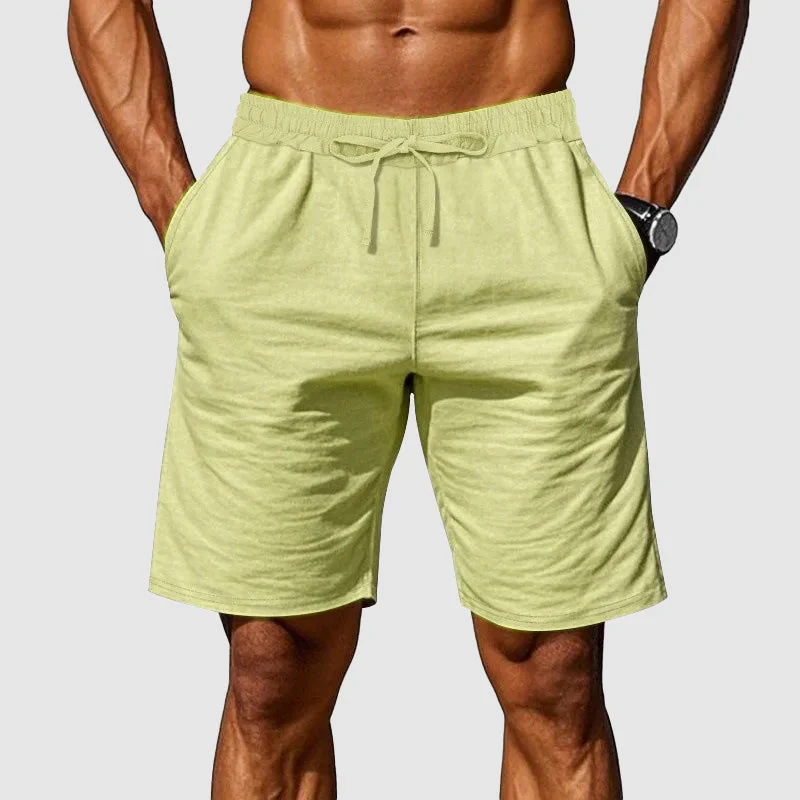 Austin - Men's Breathable Cotton Elastic Waist Shorts