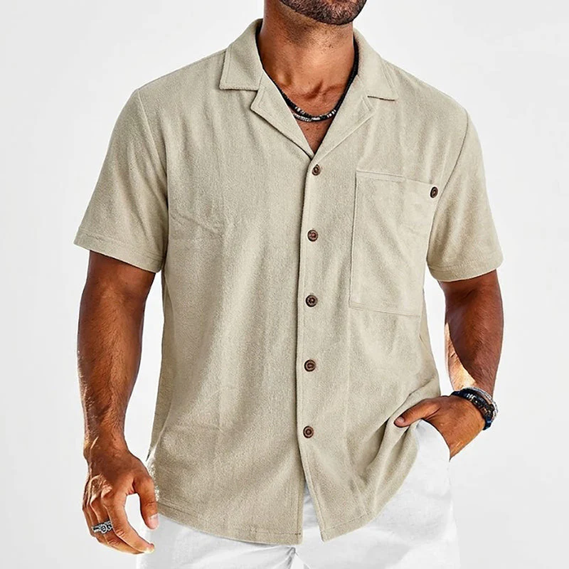 Christian - Men’s Linen Short Sleeve Resort Shirt