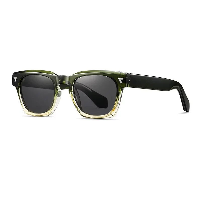 Classic Square Sunglasses with Clear Frame - Image 5