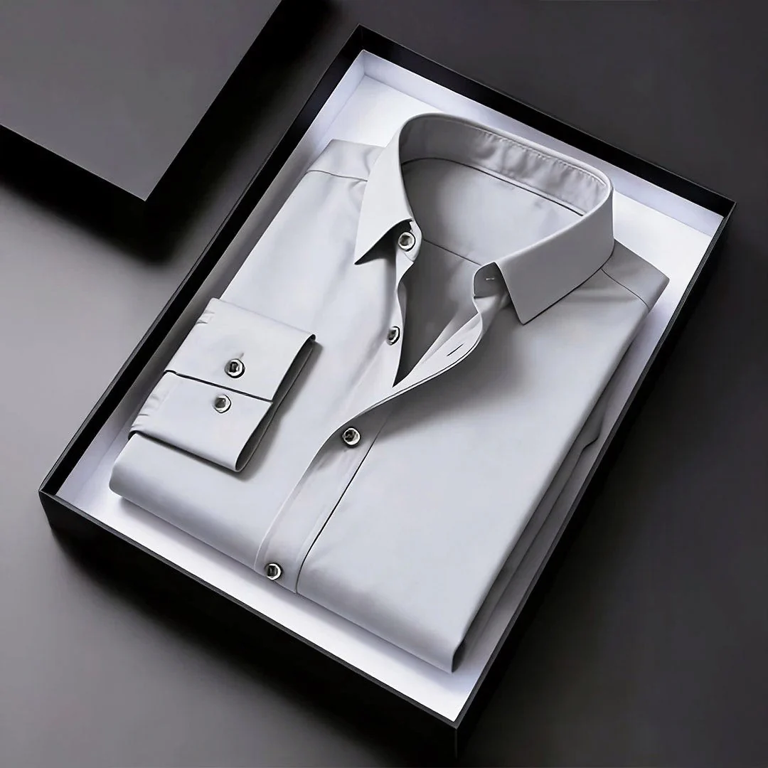 Connor - Men's Formal Button Down Dress Shirt - Image 3