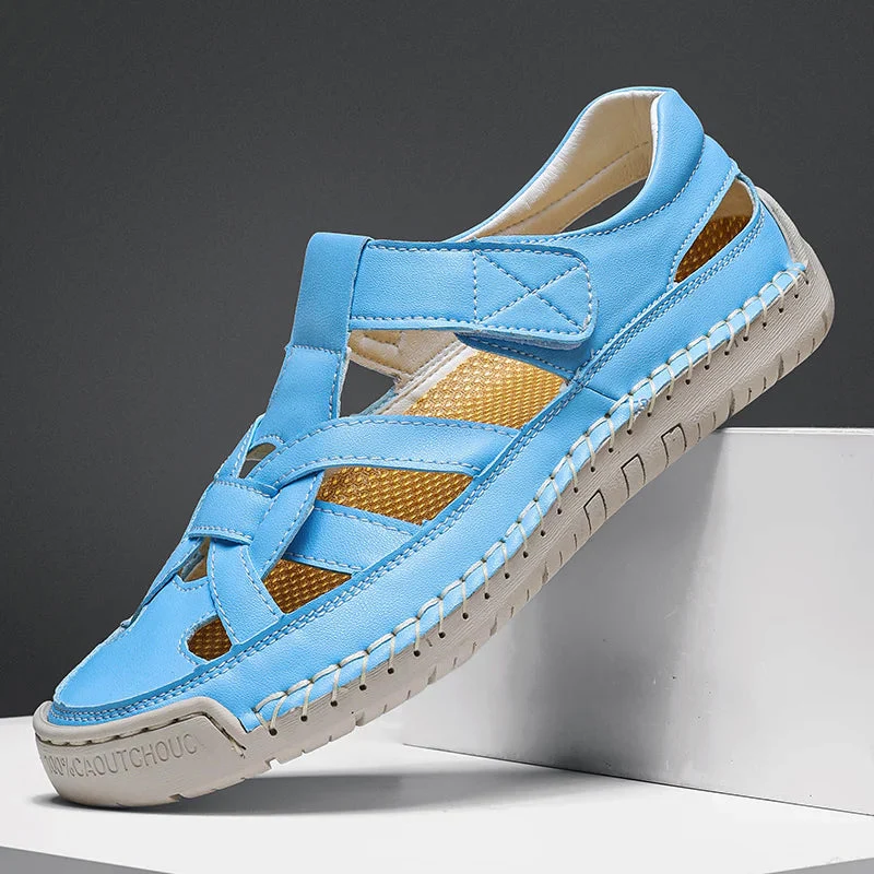 Derek - Men's Woven Cutout Sandals - Image 2