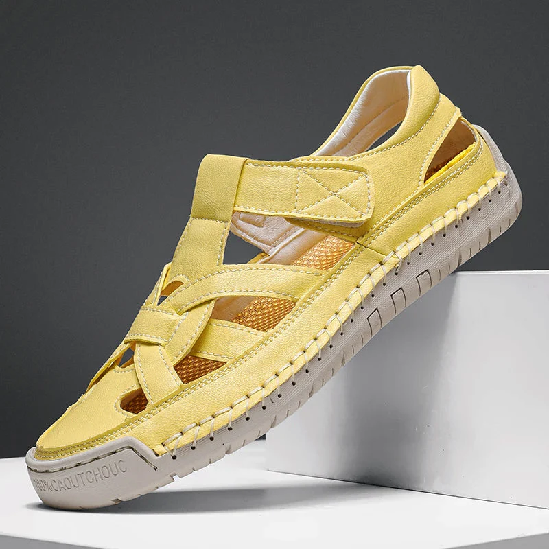 Derek - Men's Woven Cutout Sandals - Image 3