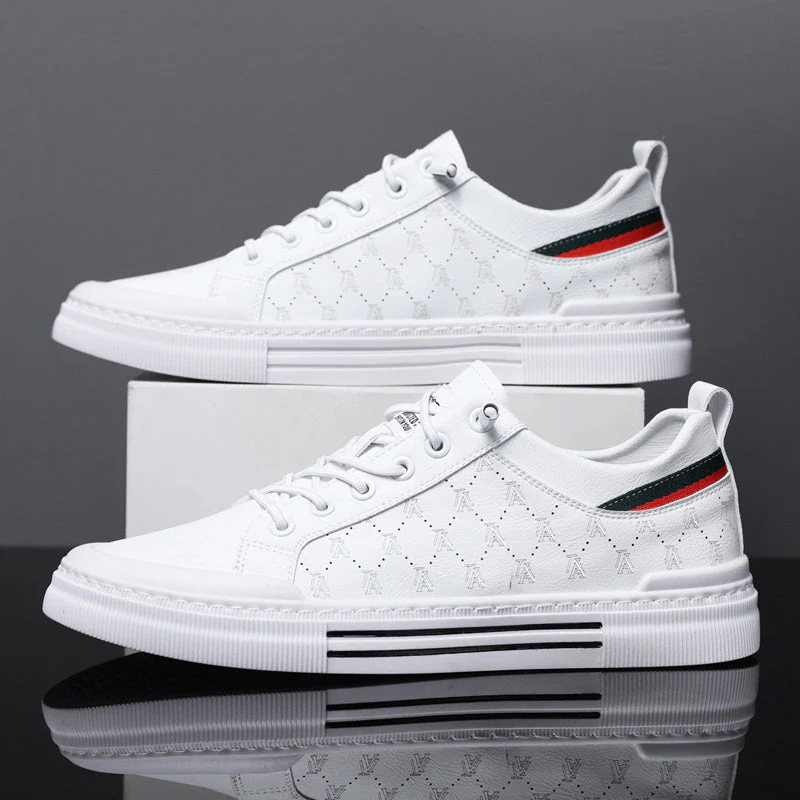 Felix Grant Lace-Up Sneakers with Side Pattern - Image 3