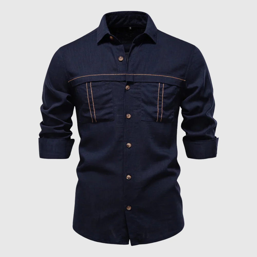 François Blanchet Horizon Linen Shirt