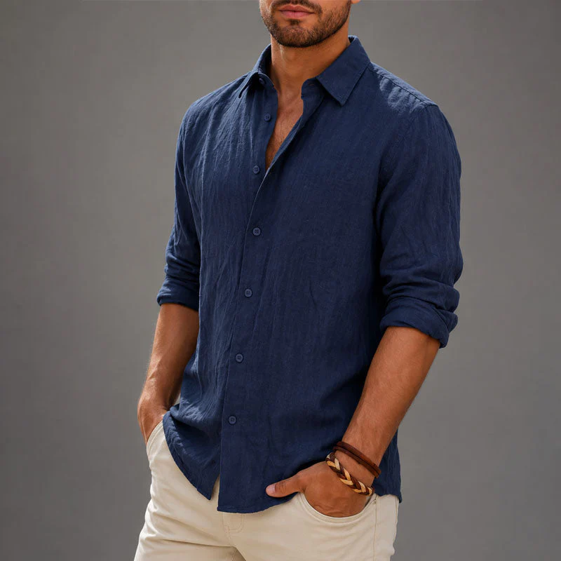 Gavin - Men's Casual Button-Down Shirt - Image 3