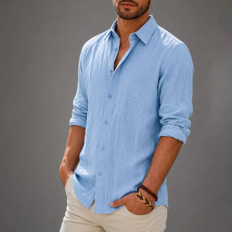 Gavin - Men's Casual Button-Down Shirt - Image 4