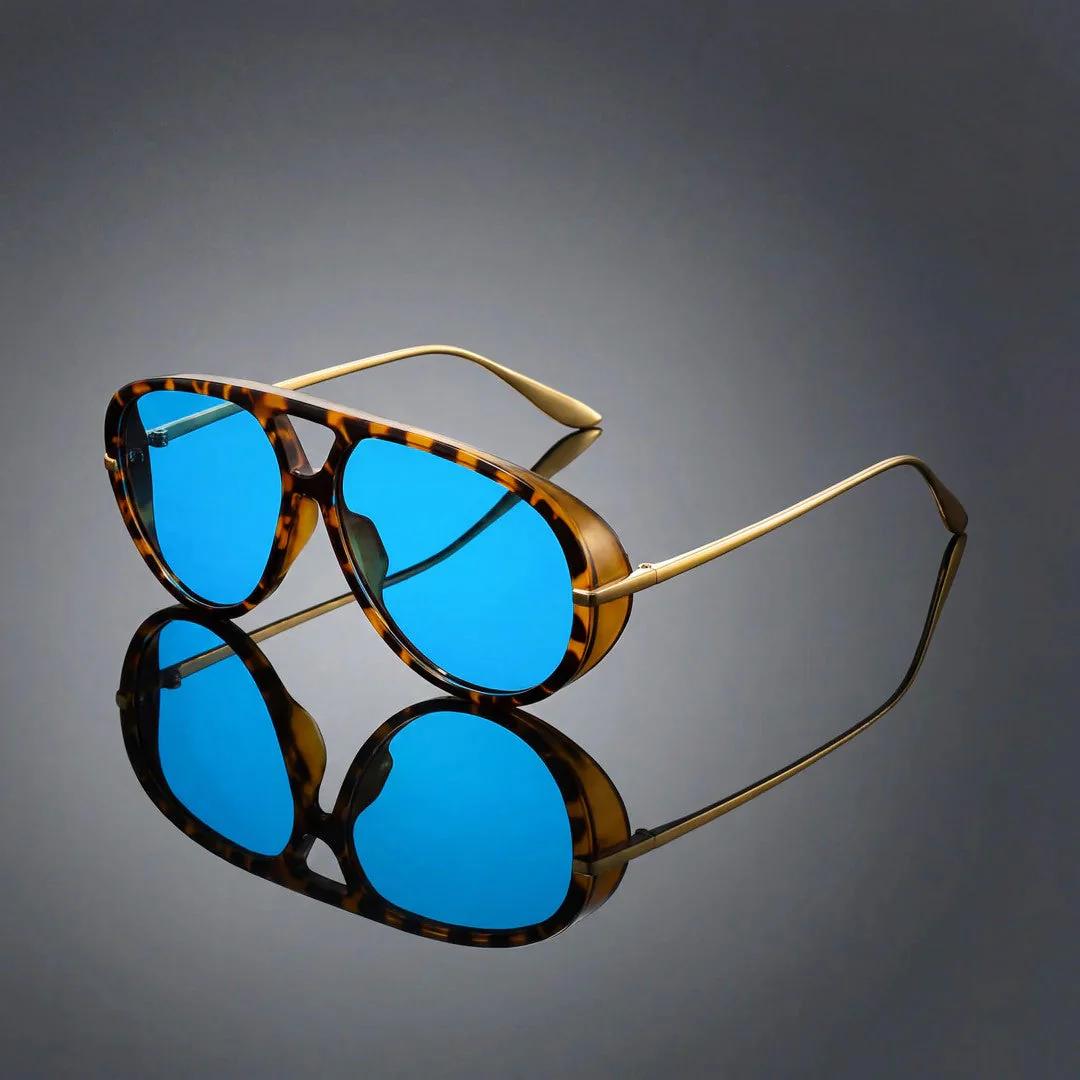 Vyntra - Slim Frame Aviator Sunglasses - Image 2