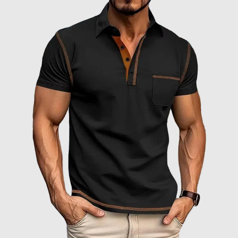 Jack - Men’s Contrast Trim Short Sleeve Polo Shirt