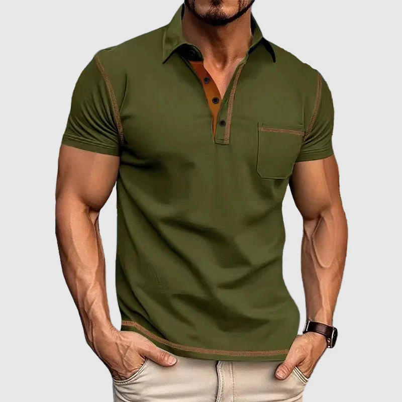 Jack - Men’s Contrast Trim Short Sleeve Polo Shirt - Image 4