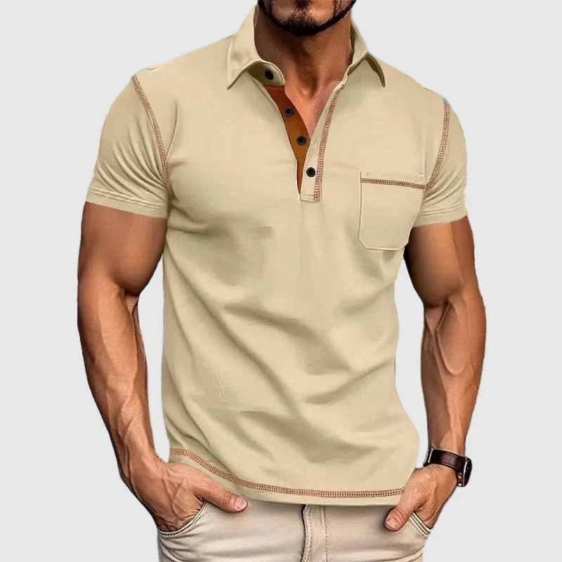Jack - Men’s Contrast Trim Short Sleeve Polo Shirt - Image 5