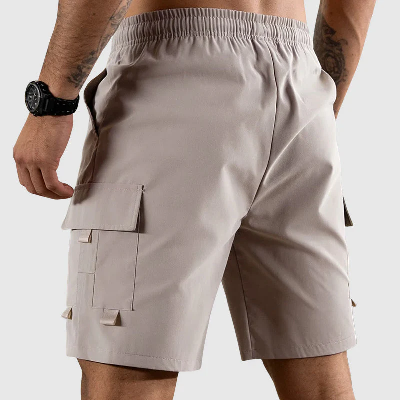 Jason - Men's Drawstring Utility Cargo Shorts - Image 6