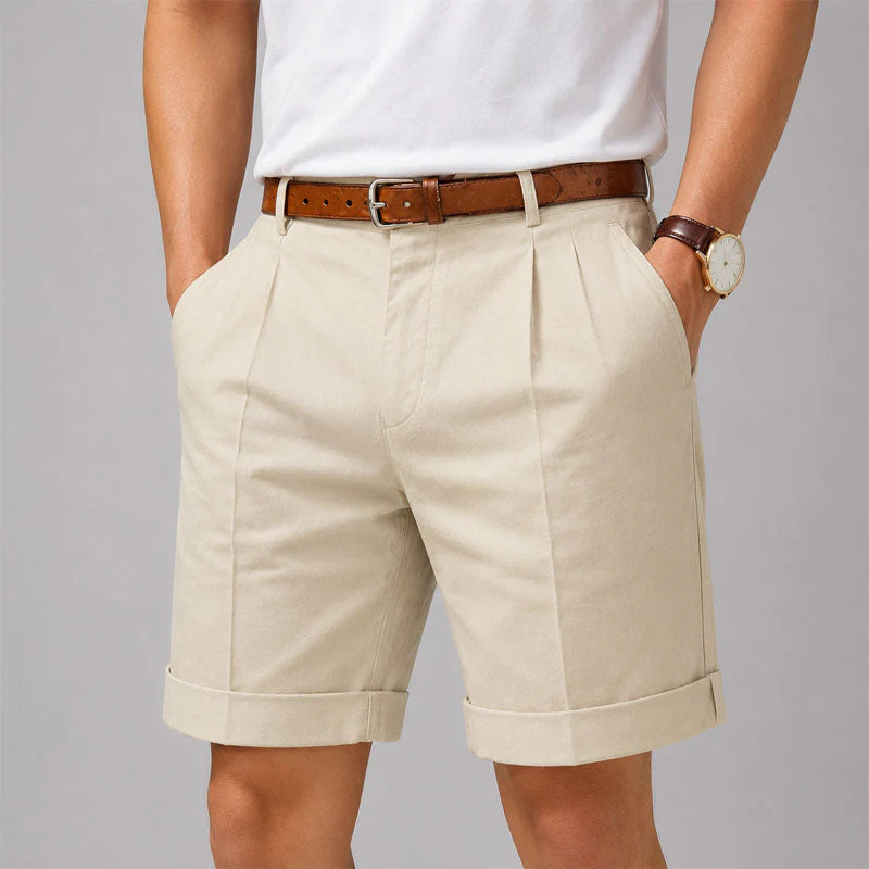 Lance - Men's Tailored Cuffed Shorts