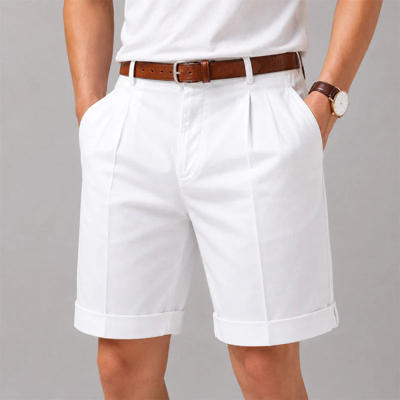 Lance - Men's Tailored Cuffed Shorts - Image 2