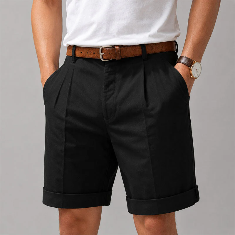 Lance - Men's Tailored Cuffed Shorts - Image 3