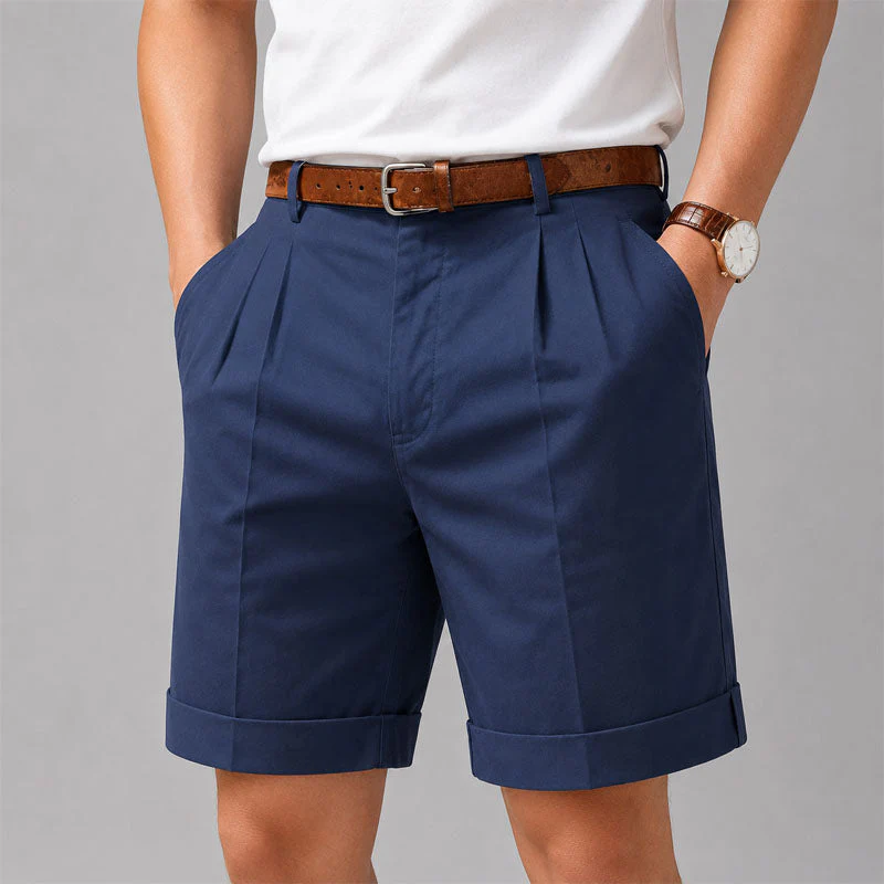 Lance - Men's Tailored Cuffed Shorts - Image 4