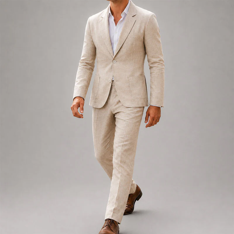 Leonard - Men's Tailored Slim-Fit Suit Set