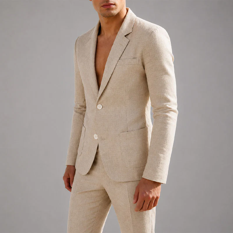 Leonard - Men's Tailored Slim-Fit Suit Set - Image 3