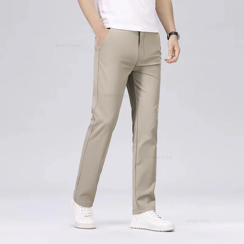 Lorenzo Vitali Clean Cut Casual Chino Pants