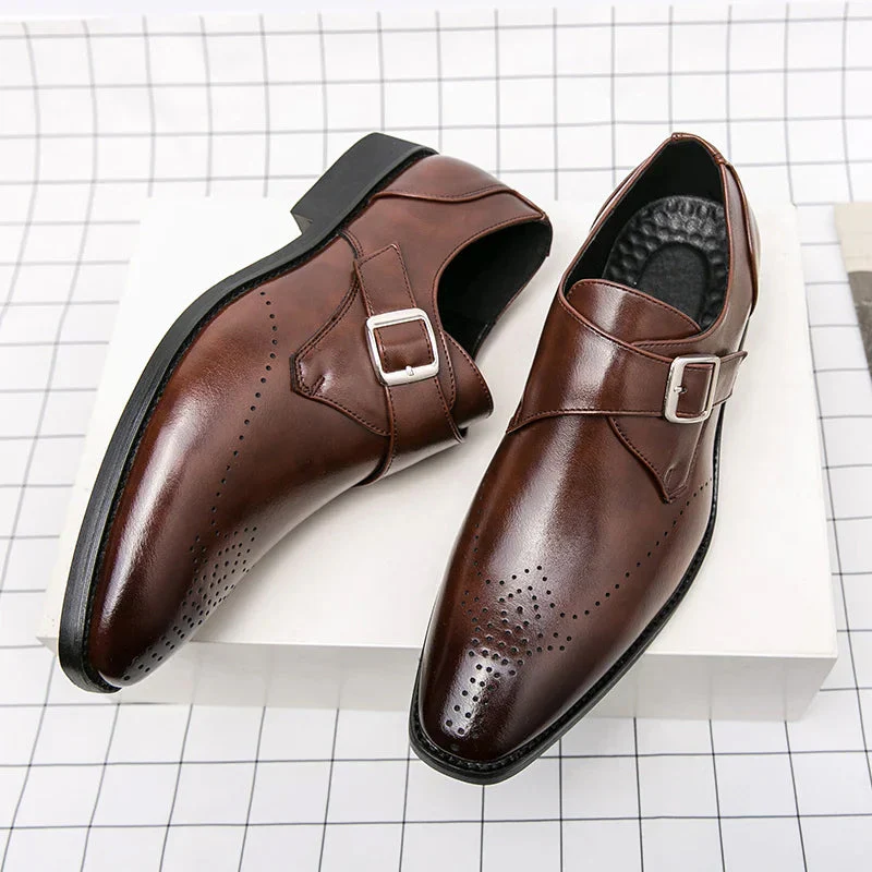 Lorenzo Vitali Monk Strap Dress Shoes