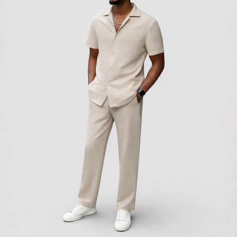 Noah - Men’s Relaxed Button-Up Set