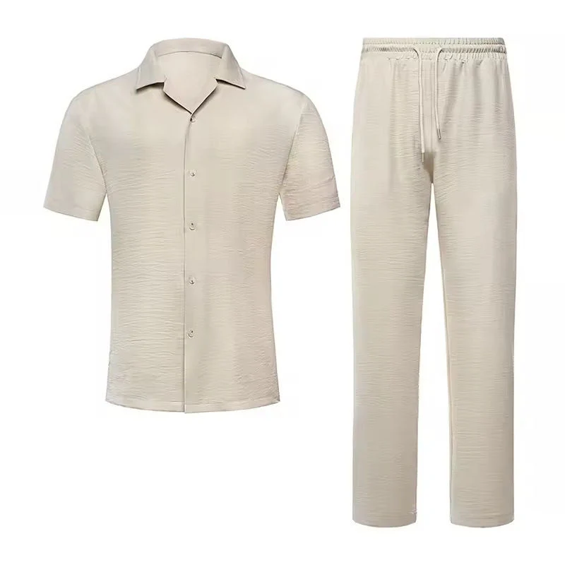 Noah - Men’s Relaxed Button-Up Set - Image 6