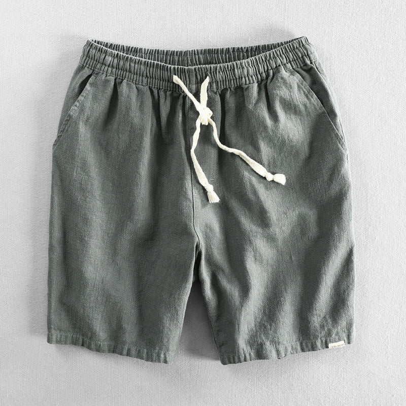 Randall - Men's Relaxed Cotton Lounge Shorts - Image 3