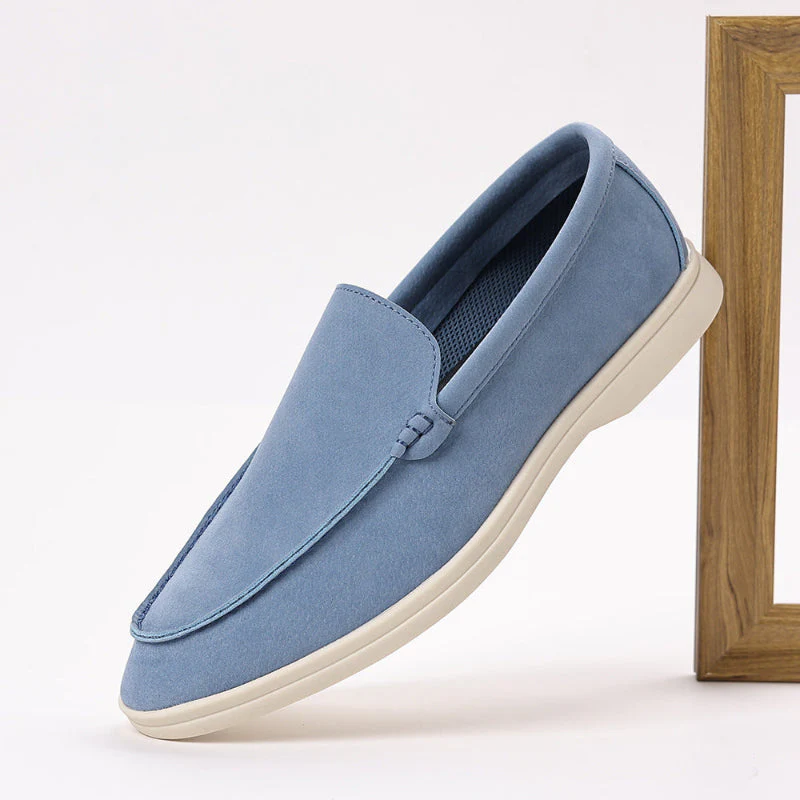 Roberto Russo Slip-On Loafers with Stitch Vamp