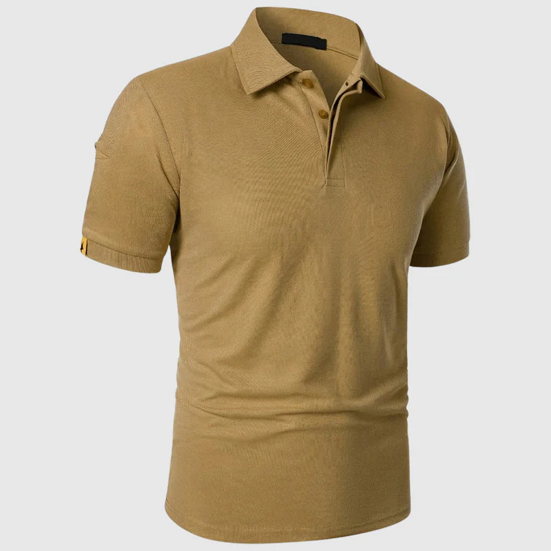 Roger - Men’s Textured Performance Polo Shirt - Image 7