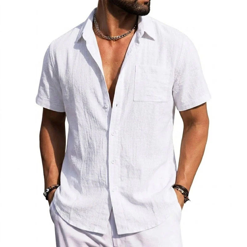 Roland - Men's Relaxed Short Sleeve Shirt - Image 3