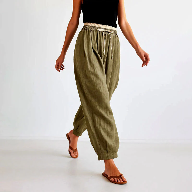 Sofia Amoretti Cotton Summer Harem Pants