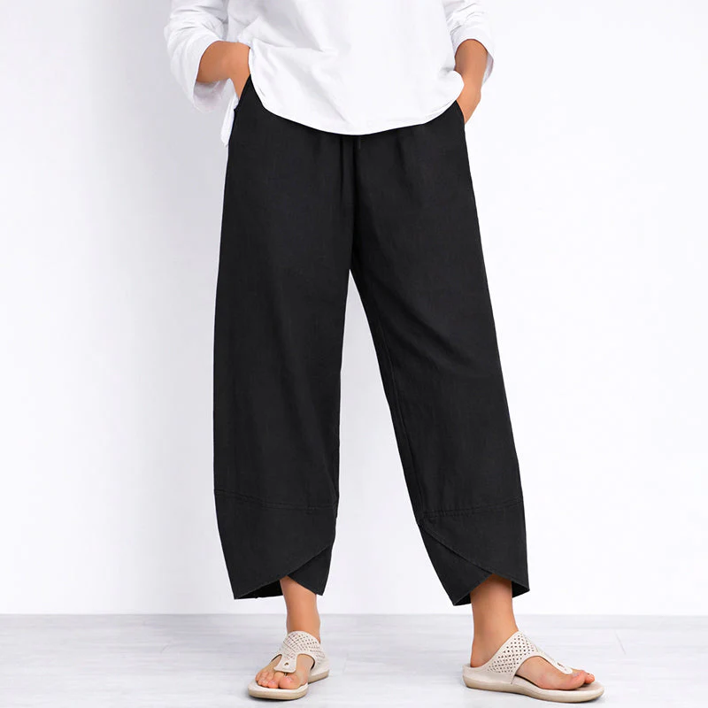 Sofia Amoretti Loose Fit Cropped Pants - Image 3