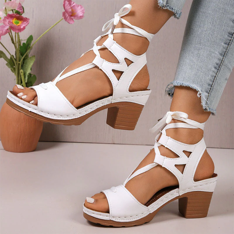 Sofia Amoretti Open Toe Heeled Sandals - Image 3