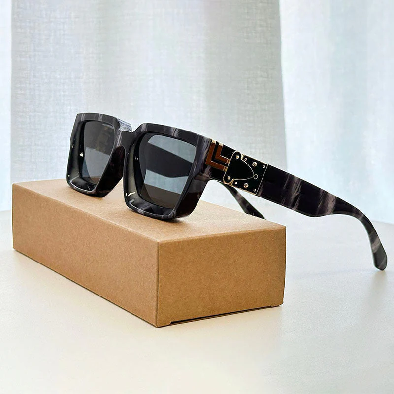 Statement Square Frame Sunglasses - Image 2