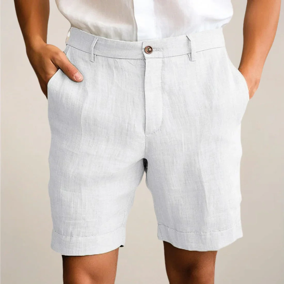 Thomas - Men's Tailored Dress Shorts - Image 5