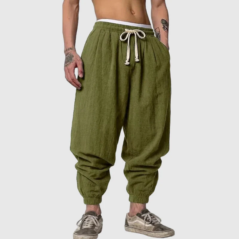 Tyler - Men’s Relaxed Drawstring Jogger Pants - Image 4