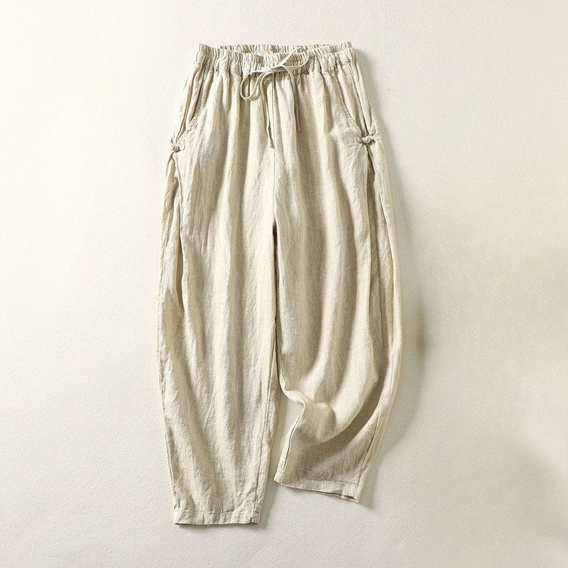 Valentina Rossi Boho Loose Fit Pants with Elastic Waist - Image 4
