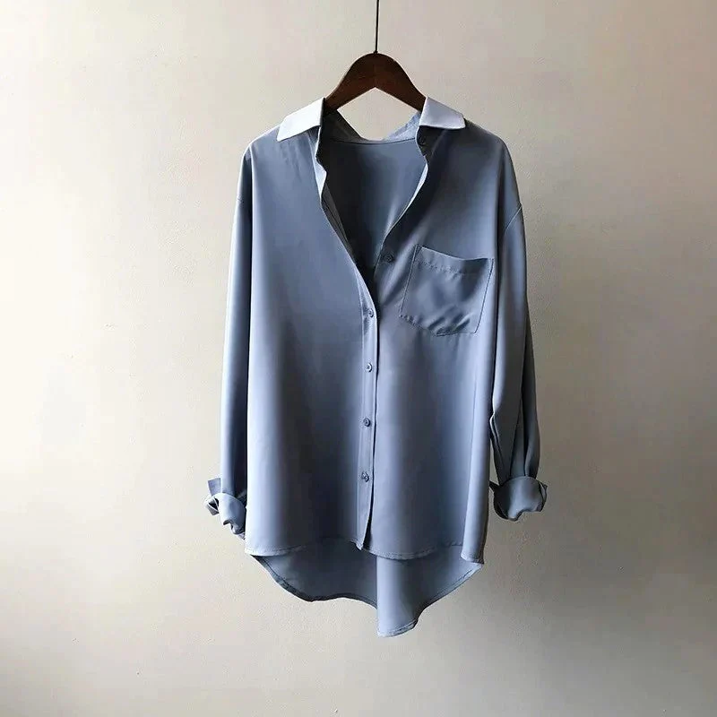Valentina Rossi Button-Front Shirt with Chest Pocket - Image 2