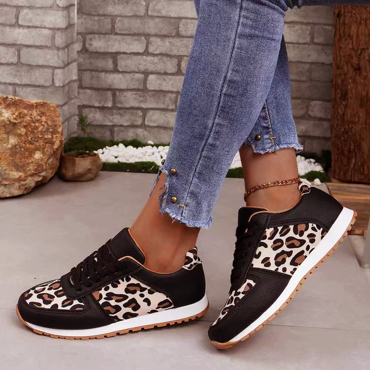 Valentina Rossi Casual Leopard Sneakers - Image 6