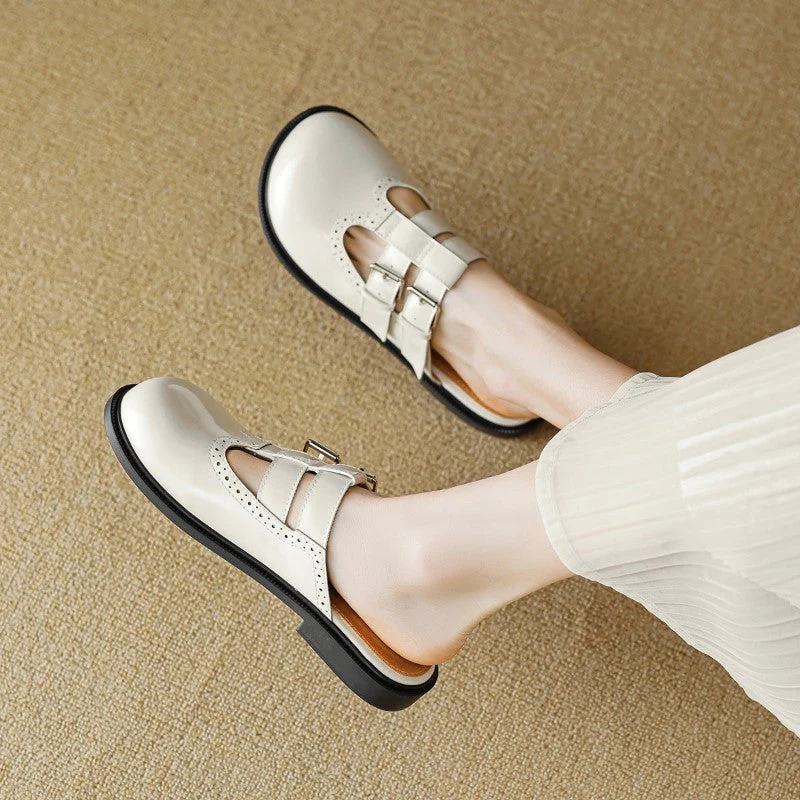 Valentina Rossi Closed-Toe Mule Shoes